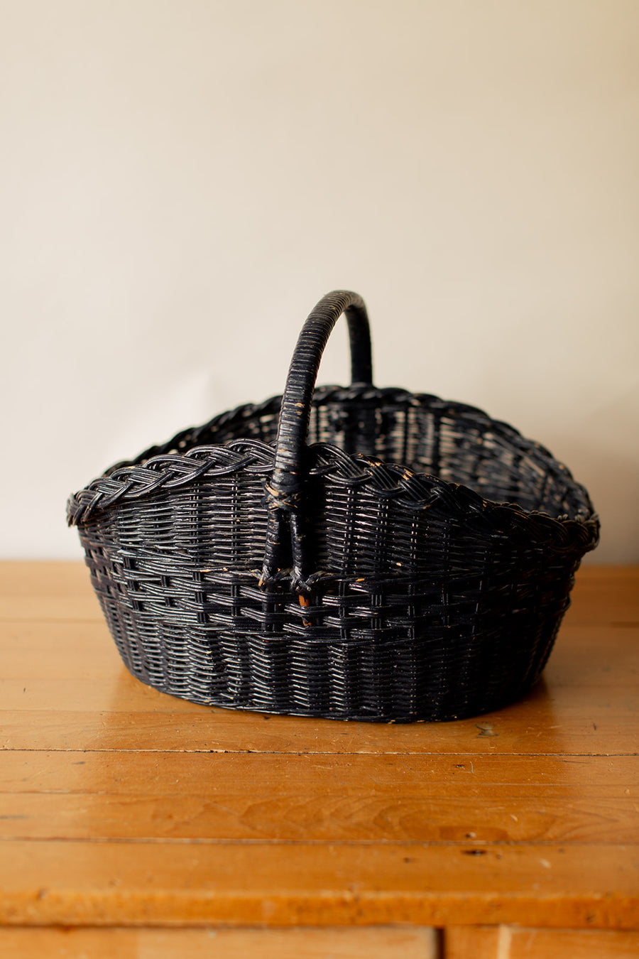 Blue Basket with Handle