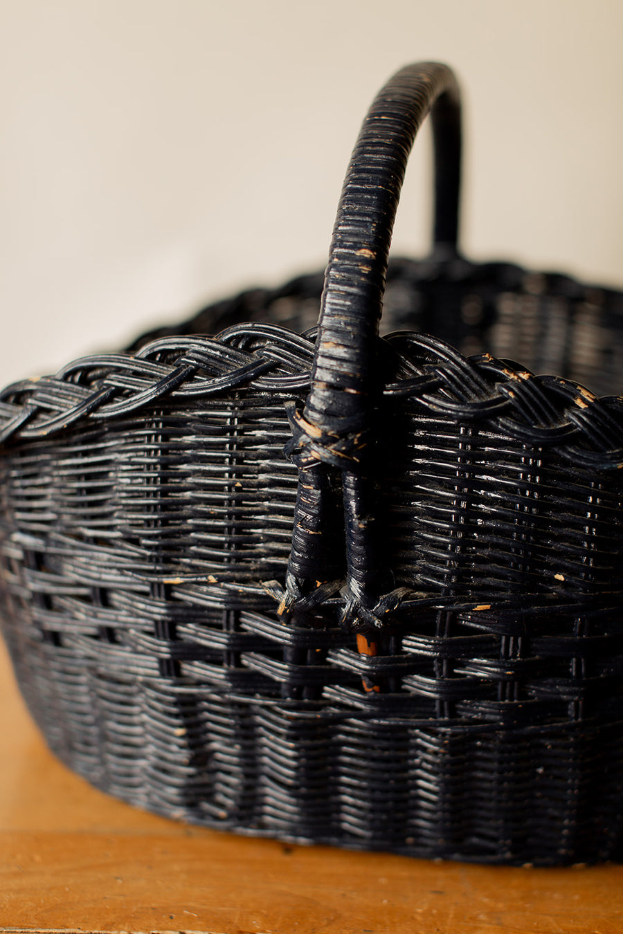 Blue Basket with Handle