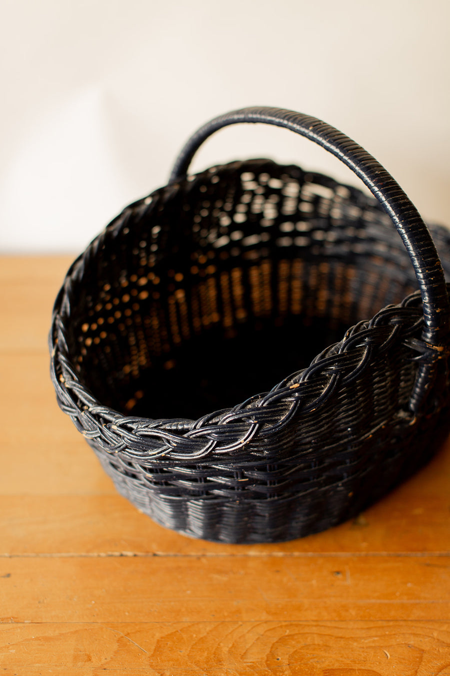 Blue Basket with Handle