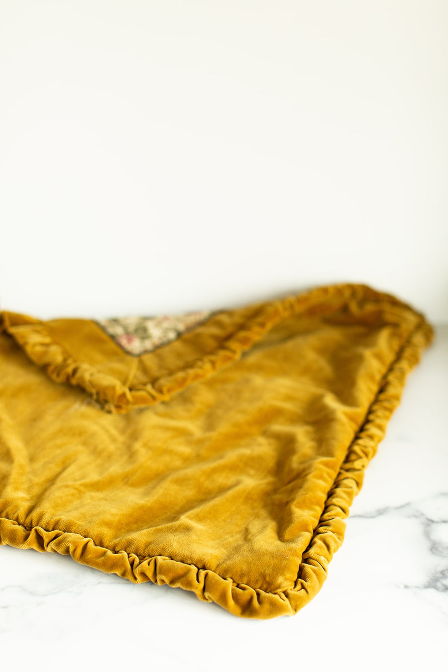 Velvet and Quilted Pillowcase