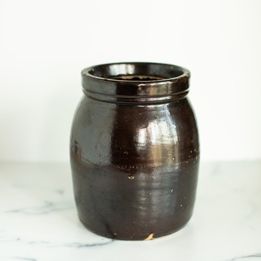 Brown Stoneware Jug