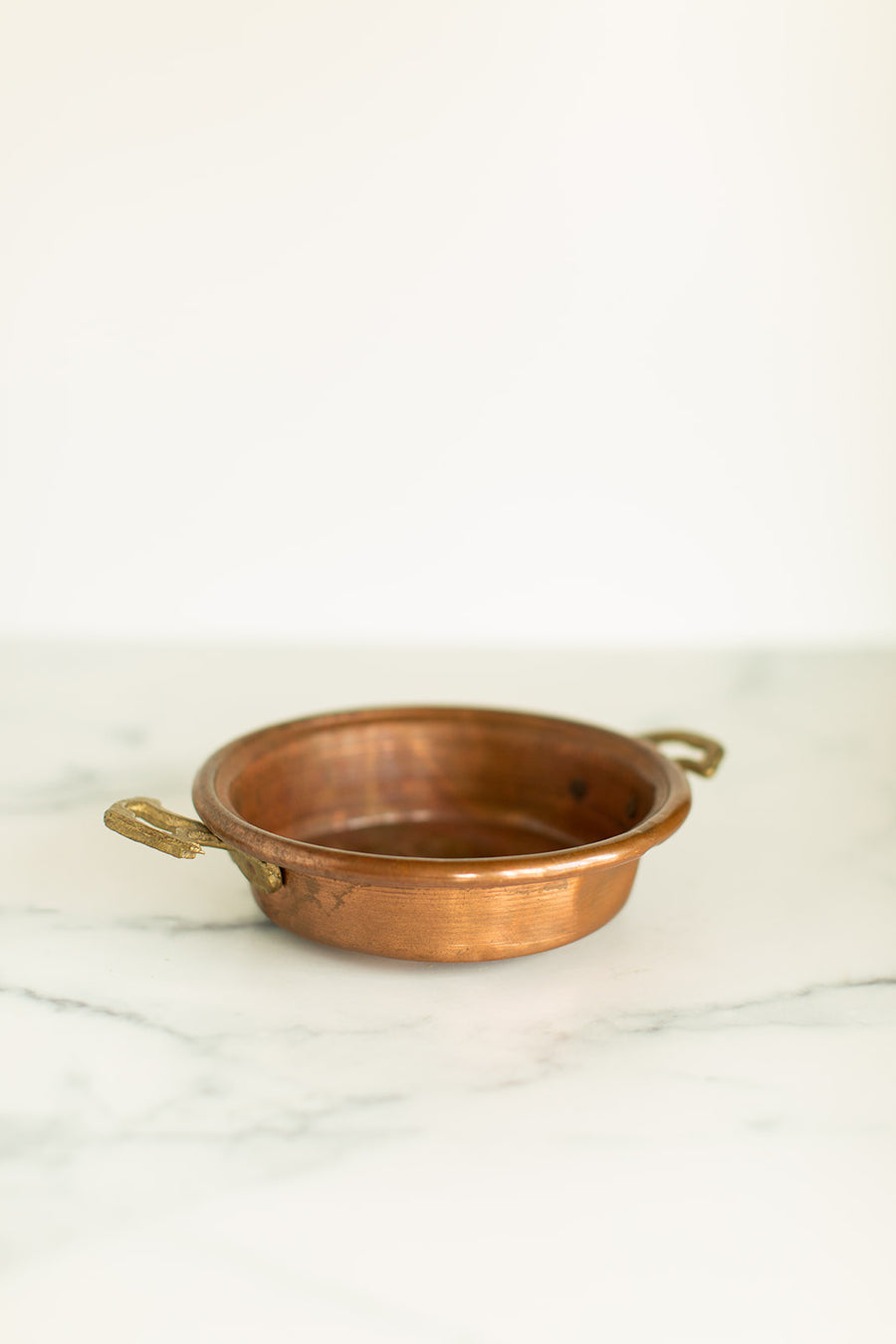 Small Copper & Brass Egg Pan