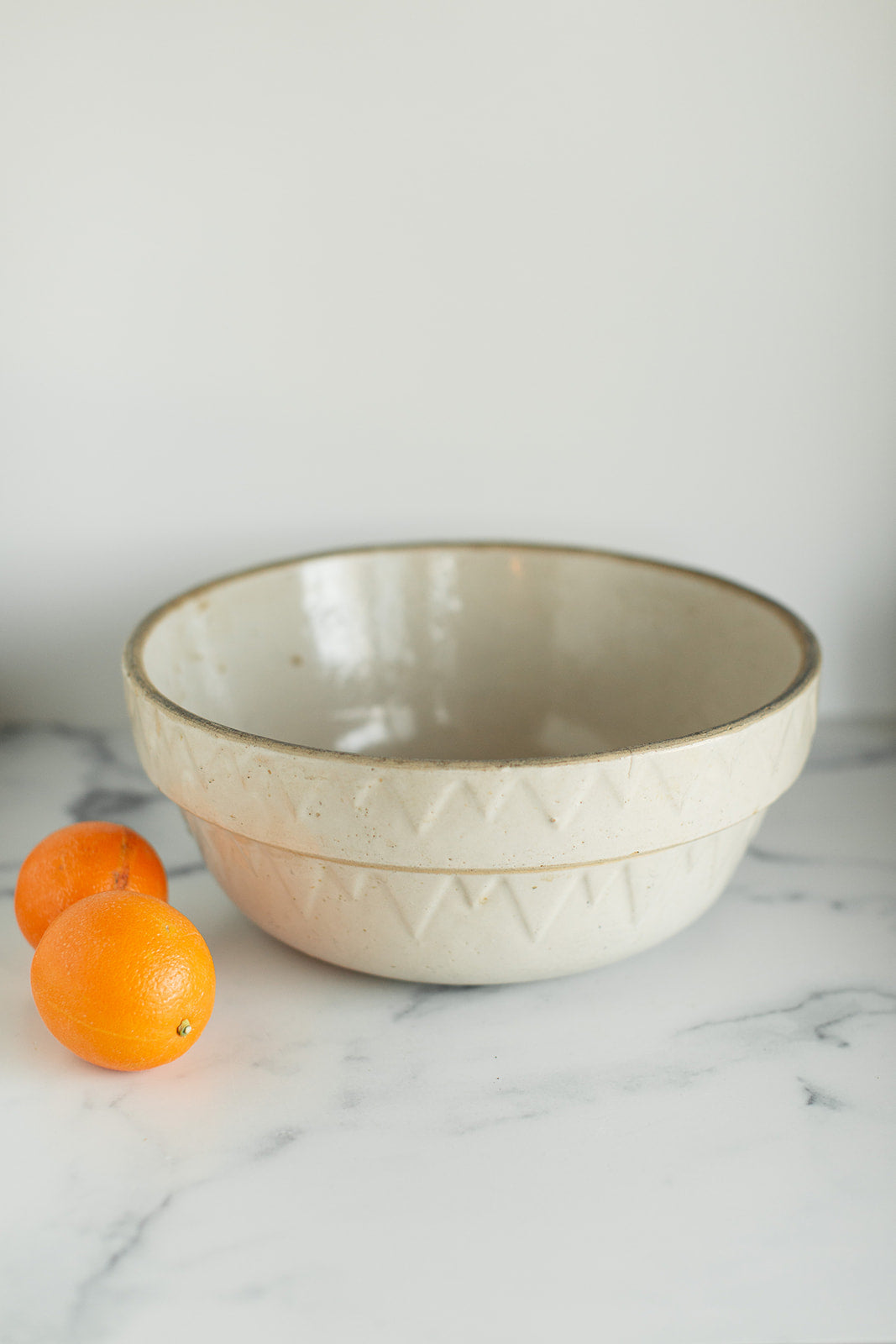 Antique cheapest large stoneware bowl-RARE FIND